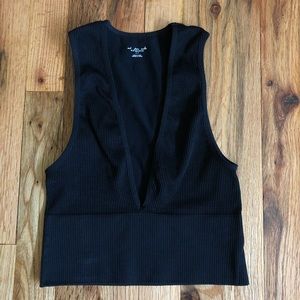 Out From Under V Neck Top